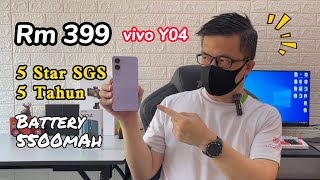 Phone Rm399 Battery 5500mah Tahan 5 Tahun Military Grade Shock Resistance vivo Y04 Malaysia 2025