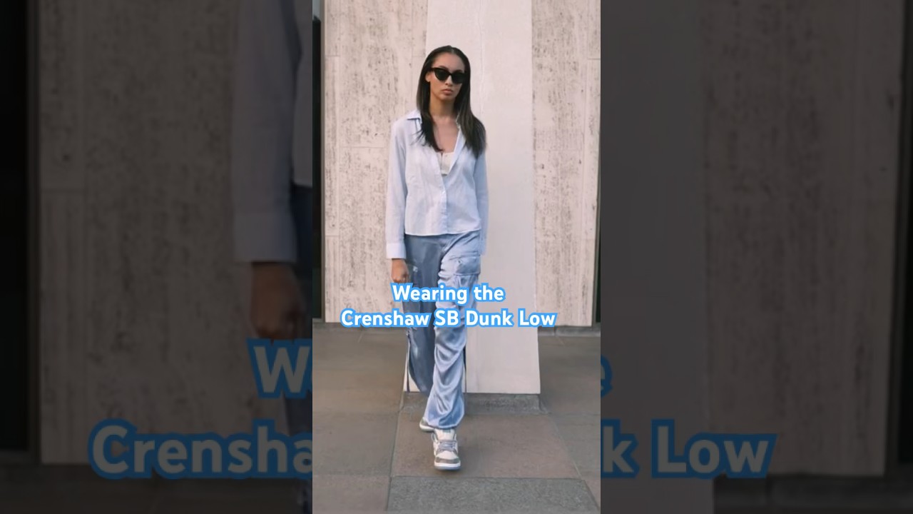 I wore the Nike SB Dunk Low Crenshaw Skate Club 🛹 