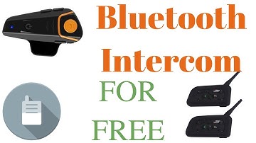 Bluetooth Intercom For Free || Use Your Phone As BT Intercom || Couch on Wheels