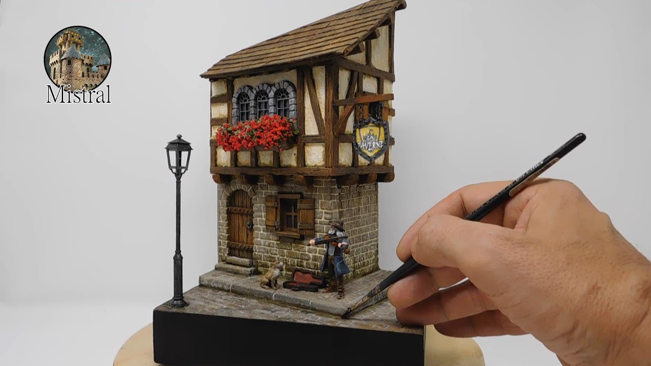 Build a Diorama in a Box DIY - 1/16 scale 
