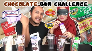 TEKA-TEKI MAKAN KESEMUA CHOCOLATE CREAM BUN ?? [mukbang with ISAAC OSMAN]