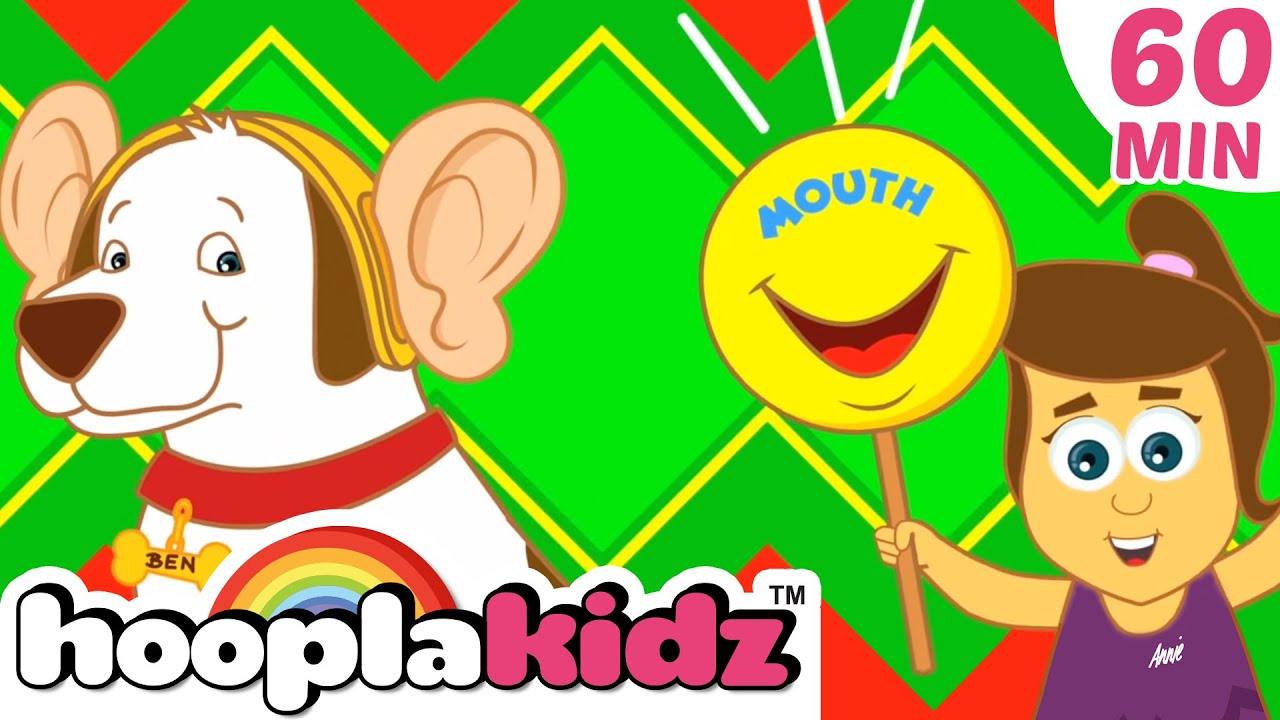 ⁣Head Shoulders Knees And Toes + More Classic Rhymes | HooplaKidz Official Kids Songs Series - Ep11