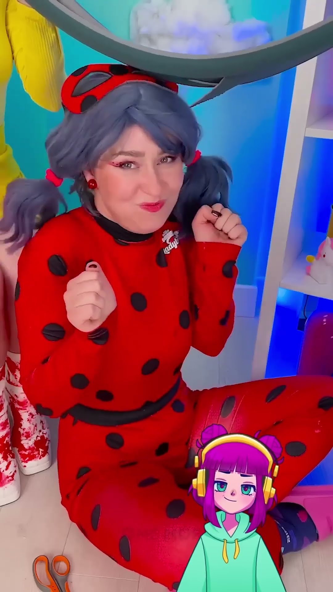 How many candies can you catch ? #baddieddi