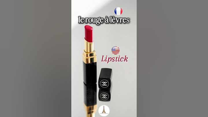 🇺🇸 🇫🇷 Lipstick 💄 - FRENCHTIONARY (English French Visual Dictionary)