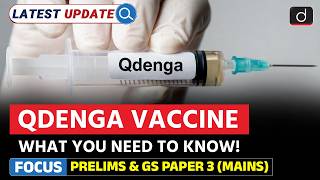 Qdenga Vaccine Will It End Dengue In India? Latest Update Drishti Ias English