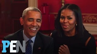 President Obama & Michelle Obama Answer Kids' Adorable Questions | PEN | Entertainment Weekly