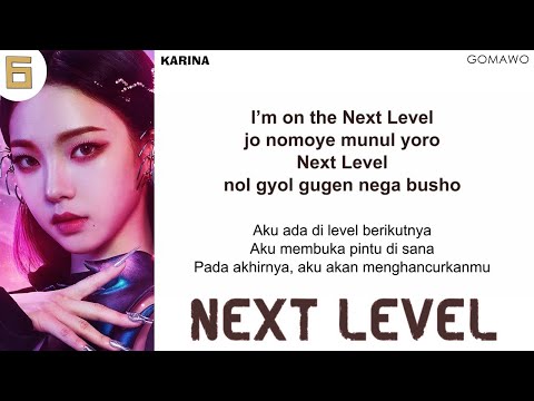 aespa - Next Level EASY LYRICS/INDO SUB by GOMAWO