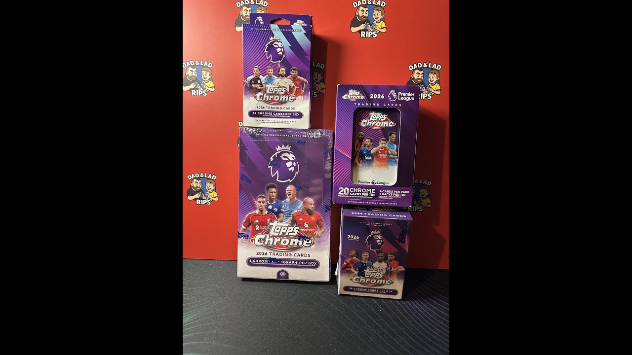 OPENING EVERY TOPPS CHROME PREMIER LEAGUE 2026 PRODUCT INCLUDING ANOTHER HOBBY BOX