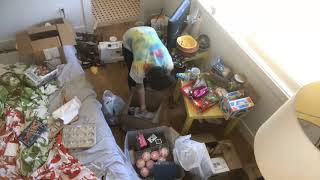 SATISFYING EXTREMELY MESSY ROOM CLEAN UP!!! *TIME LAPSE* screenshot 4