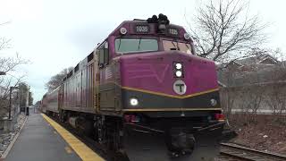 MBTA 1035 with a Reverse Graffiti Job