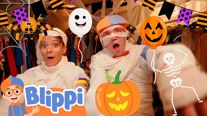 Blippi’s Spooky Halloween Adventure 👻 Trick-or-Treat 🎃🍬 Moonbug Kids - Play and Goal Club