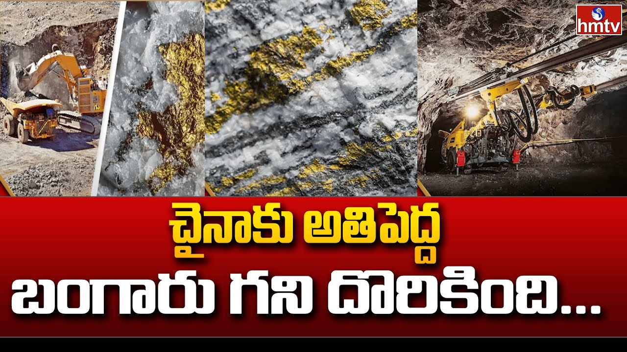 Gold Mine at China: చైనాకు అతిపెద్ద బంగారు గని దొరికింది... | News Chips | hmtv