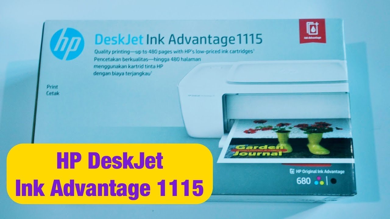 HP DeskJet Ink Advantage 1115 Printer YouTube