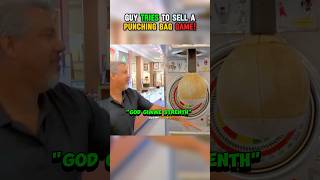 Guy Tries To Sell A Punching Bag Game