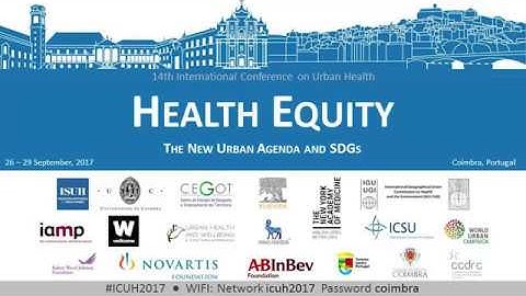 ICUH2017 - Welcome Plenary