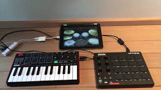 iPad & 2 Midi Controllers