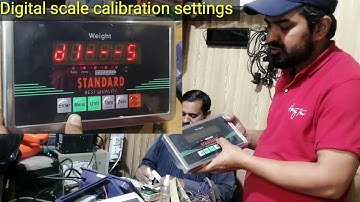 Digital scale calibration settings by Care International Scale | Standard Best Quality