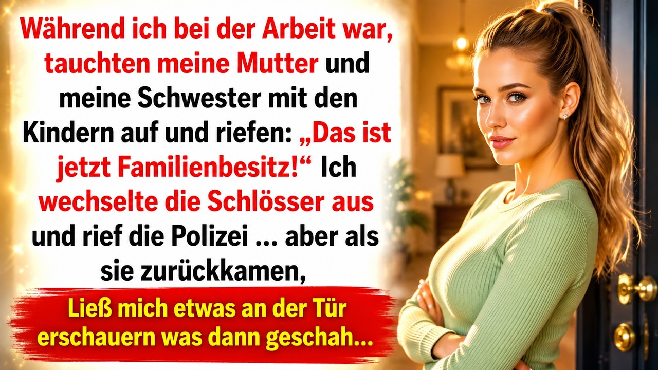Es war kurz nach acht Uhr abends, als ich meine Einfahrt hinauffuhr und meine Mutter, meine Schwester und drei Neffen mit einem Berg Koffern auf meiner Veranda stehen sah. Ich dachte noch, es sei...