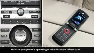 2011 - 2009 Acura RL Audio System Tutorial