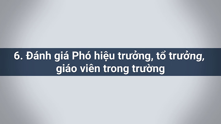 Phụ lục đánh giá chuẩn phó hiệu trưởng tiểu học năm 2024