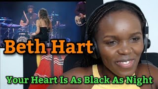 African Girl Reacts To Beth Hart - Your Heart Is As Black As Night