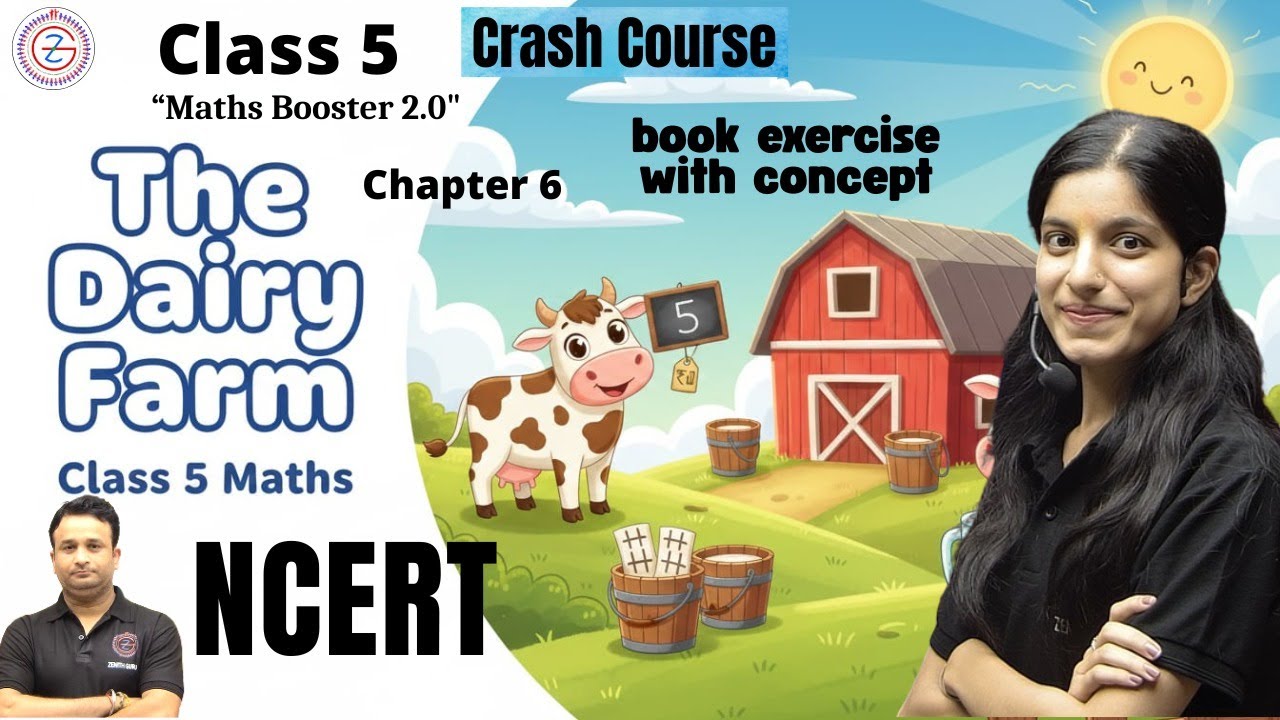Class 5 NCERT Maths chapter 6 The dairy Farm Overview | Crash Course ...