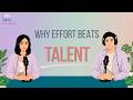 English Podcast Why Effort Beats Talent | Easy English Conversation