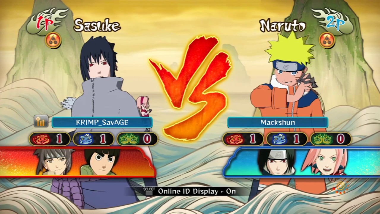 Naruto Ultimate Ninja Storm Revolution Online | iMackshun vs. KRIMP_SavAGE