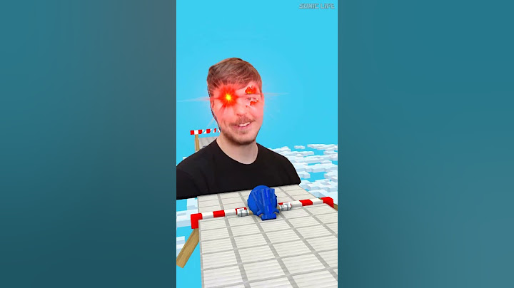 HELP SONIC JUMP RUN CHALLENGE ESCAPE FROM MR BEAST with Sonic #minecraft #shorts