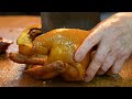 Hong Kong street food: Barbecued pork, Roasted duck, pork belly, Steamed chicken, Soy sauce chicken