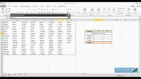 Excel 2010 - Tabla de frecuencias (variable en escala nominal)