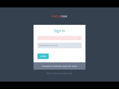 Pelaporan Spt Ppn Dengan Efaktur Web Based Youtube