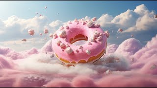 Donut Relaxing Lounge Music for Meditation Yoga Spa Sleep 4K Cinematic Good Vibe Chill screenshot 4
