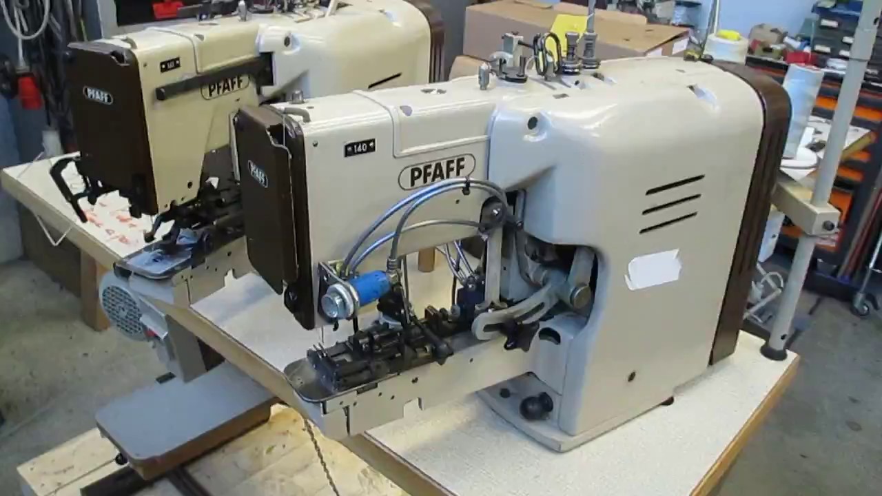 [Sewing Machines] Pfaff 3306 Tandem for button - Foggiato - YouTube