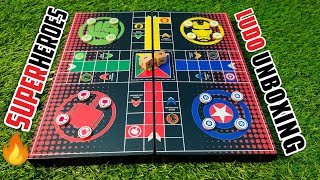 Superheroes Ludo Unboxing | LUDO BOARD UNBOXING | Wooden Ludo Board Game | Indoor Game For Kids screenshot 2