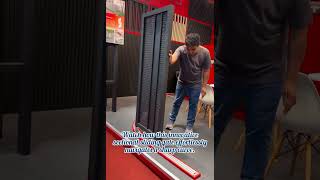 Space-Saving Sectional Sliding Gate System (Radius Corner Design)