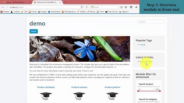 3 steps to install and use Advance Product Filter For Virtuemart