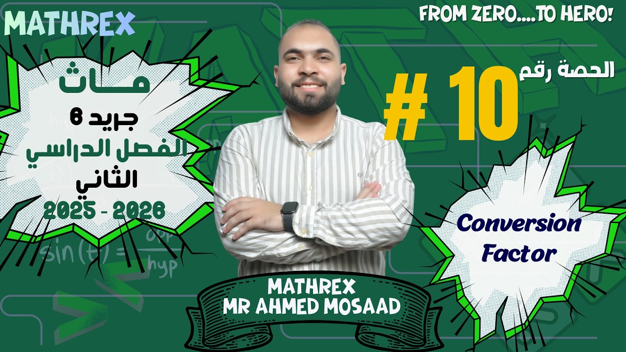 Math | Grade 6 | Unit 10 | Conversion Factor