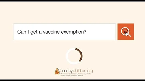 Mythbuster Immunization FAQ | Can I get a vaccine exemption? | American Academy of Pediatrics (AAP)