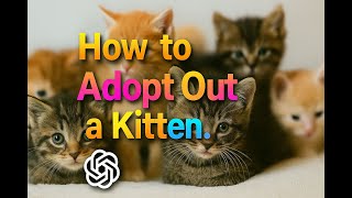 How to Adopt Out Kittens the Right Way Powered by ChatGPT