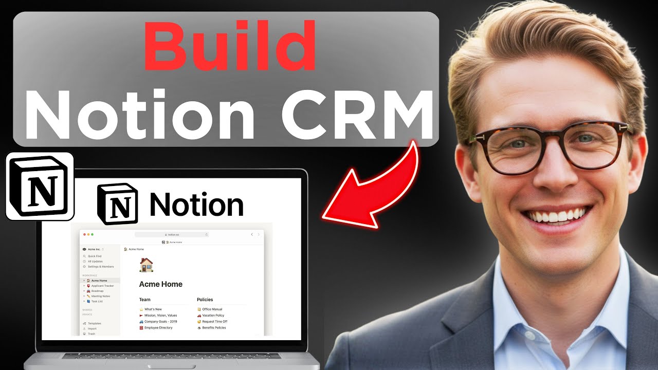How To Build A CRM In Notion (Full Guide 2026) - YouTube