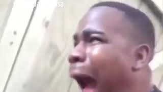 Black Man Crying