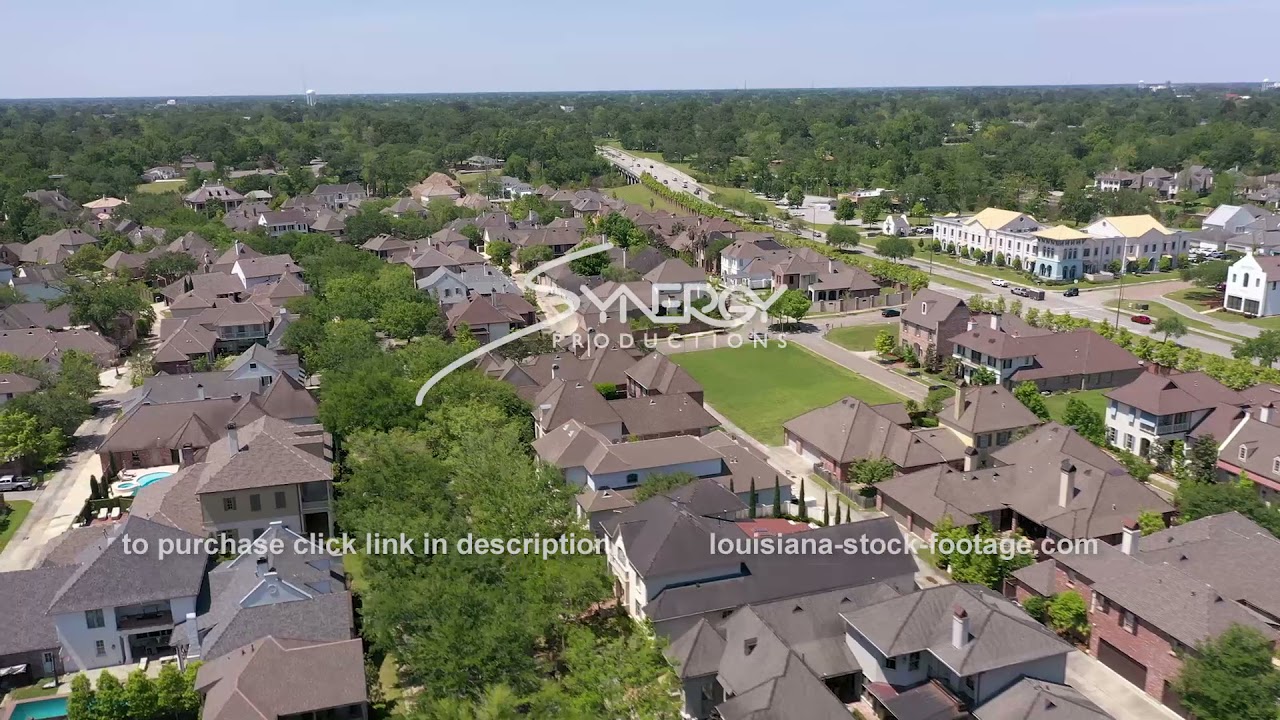 2800 River Ranch Lafayette Louisiana real estate housing development stock footage
