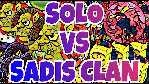 AGAR.IO MOBILE SOLO VS SADIS CLAN // 1 VS 100 NOOBS