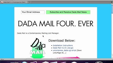 How to Download, Install and Configure Dada Mail v4.2.0