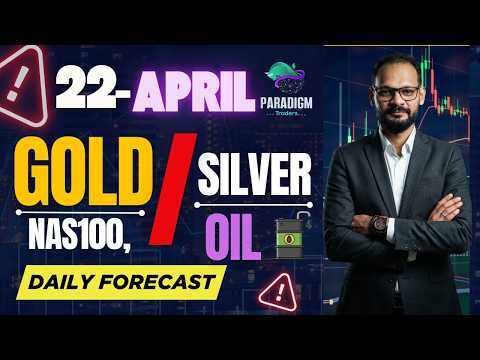 Video preview for GOLD Price Prediction TODAY | 22 April 2026 | #GOLD #USOIL #NASDAQ #silver. Forex Market Updates.