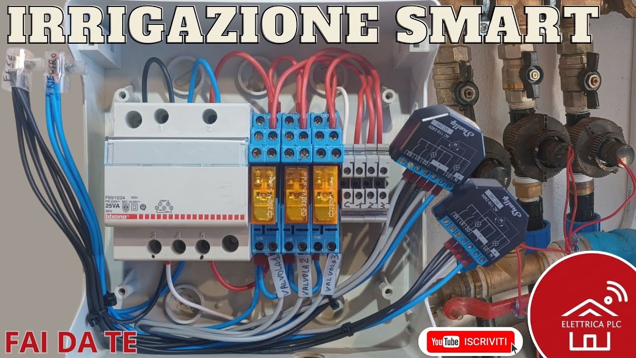 *33* INSTALLAZIONE COMPLETA CENTRALINA IRRIGAZIONE SMART FAI DA TE