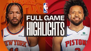 KNICKS at PISTONS | FULL GAME HIGHLIGHTS | January 5, 2026 screenshot 4