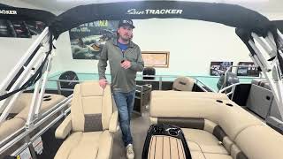 Patrick Sun Tracker 2024 20 ft Fishing Barge Walkthrough
