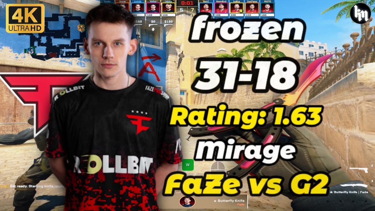 frozen (31-18) FaZe vs G2 (Mirage) BLAST Rivals 2026 Season 1 #cs2 # ...